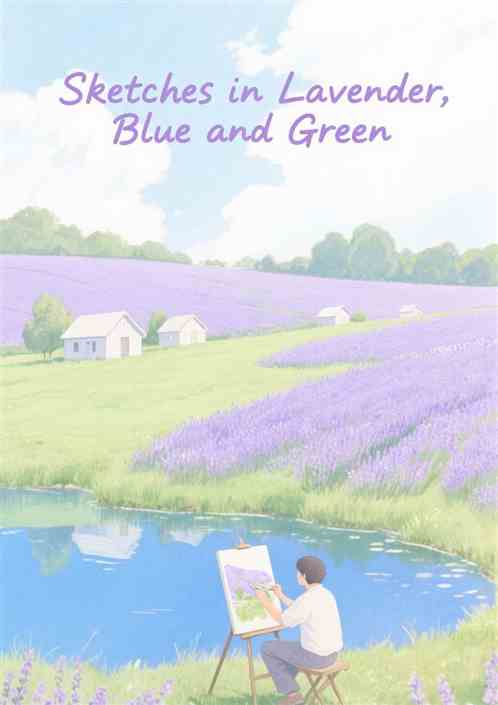 Sketches in Lavender, Blue and Green