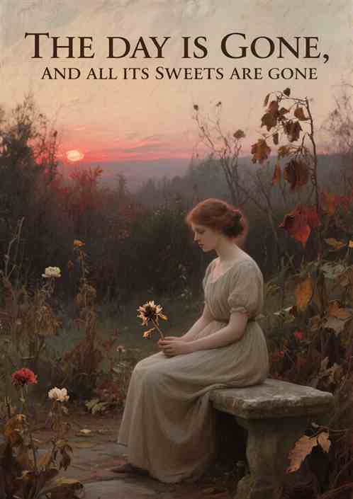 The Day Is Gone, And All Its Sweets Are Gone!